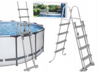 Drabinka basenowa bezpieczna 122 cm Bestway 58331