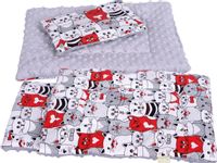 Pościel dla lalki - minky i bawełna pościele BOBO Koty