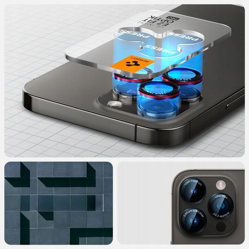 Osłona aparatu szkło do iPhone 16 Pro /15 Pro/14 Pro/ Max, Spigen Optik Pro na Arena.pl