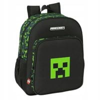 Plecak szkolny Minecraft Creeper dziecięcy zielony ergonomiczny pojemny