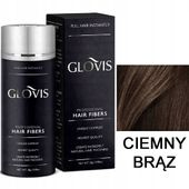 Włókna GLOVIS 28g Ciemny Brąz - Dark Brown - Profesjonalne Zagęszczanie Wł.