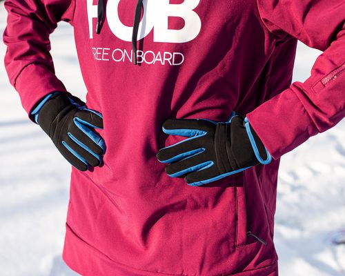 Rękawiczki Do Ekranów Dotykowych Narciarskie Na Zimę M Niebieskie na Arena.pl