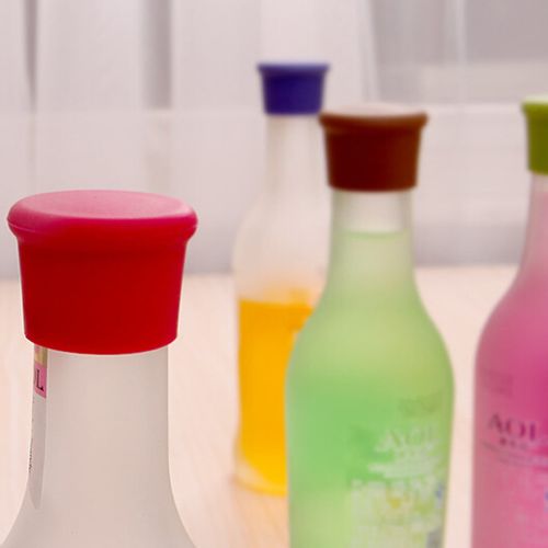 Zestaw 3X Zatyczka Silikonowa Korek Do Butelek Zielona na Arena.pl