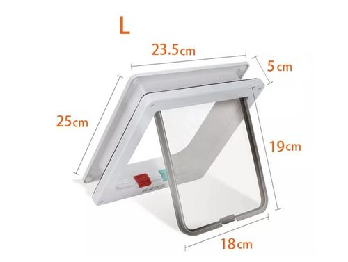 Drzwiczki KLAPA na drzwi dla Kota Psa do 6KG XL na Arena.pl