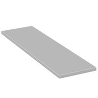 PÓŁKA SZARA OKLEJONA 18MM 800X350 - G-140-6622