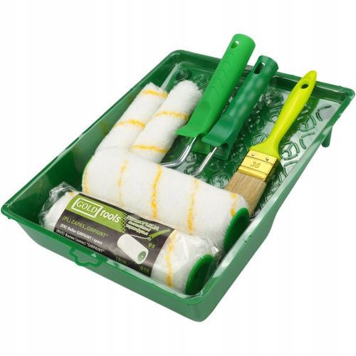 ZESTAW MALARSKI WAŁEK PĘDZEL KUWETA ŚCIANY SUFITY na Arena.pl