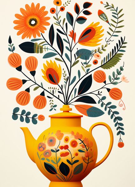 Plakat 13x18cm Bujna Herbata zdjęcie 1