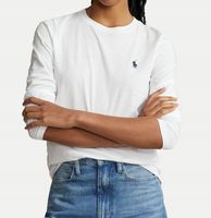 Polo Ralph Lauren Bluzka 211898699001 Biały Regular Fit L