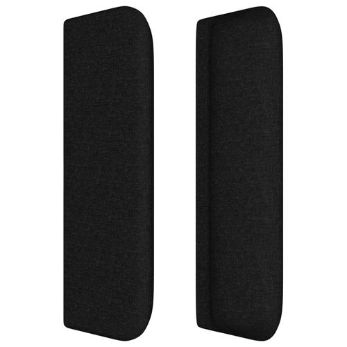 Zagłówek uszak, czarny, 103x16x78/88 cm, tkanina na Arena.pl