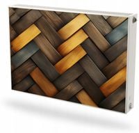 Mata magnetyczna magnes na grzejnik kaloryfer na wymiar DREWNIANA MOZAIKA