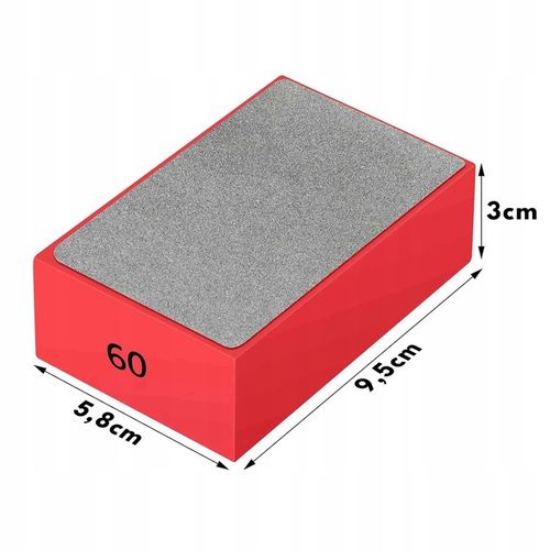 4 SZT DIAMENTOWA KOSTKA DO SZLIFOWANIA GRESU PŁYTEK 60# 100# 200# 400# na Arena.pl