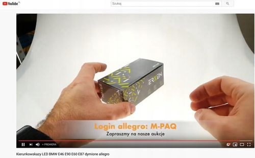 Erken Kierunkowskazy LED dymione migacze BMW E46 E90 E92 E60 E83 E87 E82 na Arena.pl