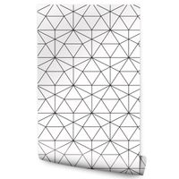 Tapeta Nowoczesny WZÓR Do Sypialni Efekt 3D Linie