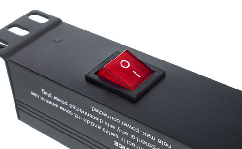 Listwa Zasilająca the t.racks Power 8 S RACK 1U 8 gniazd z tyłu 2m włącznik na Arena.pl