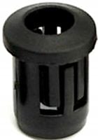 Oprawka diody LED 5mm DŁUGA wciskana czarna