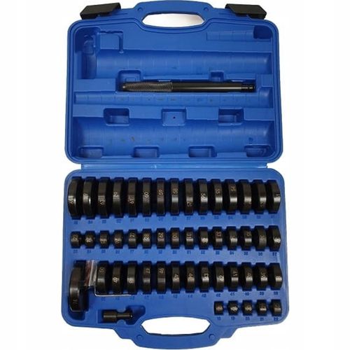 Ściągacz tulei i łożysk adaptery do prasy 18-74 mm 52 el Silver na Arena.pl