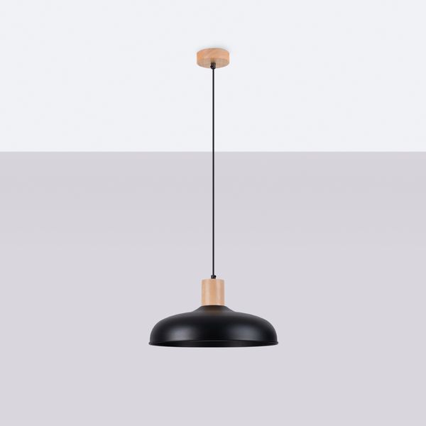 Lampa wisząca INDY czarna zdjęcie 2