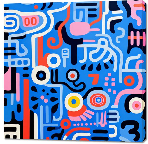 Obraz 100x100cm Rytmiczne Echo zdjęcie 1