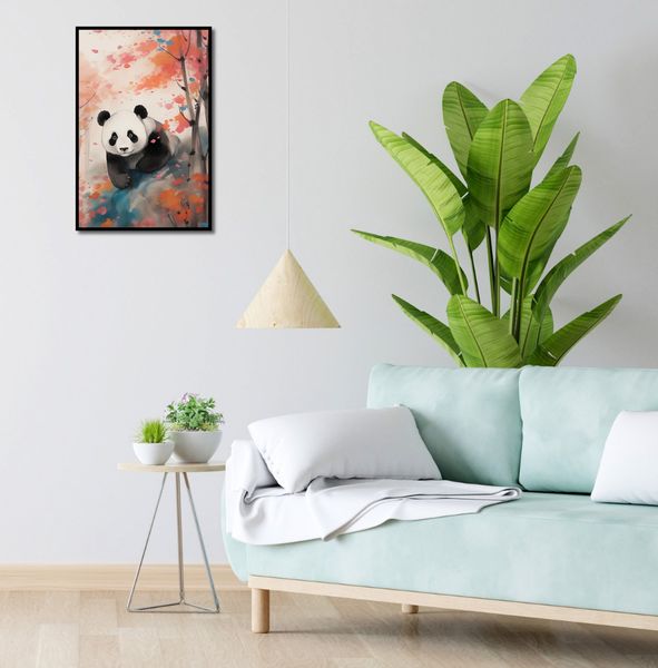 Plakat 40x60cm Panda wśród Klonów zdjęcie 4