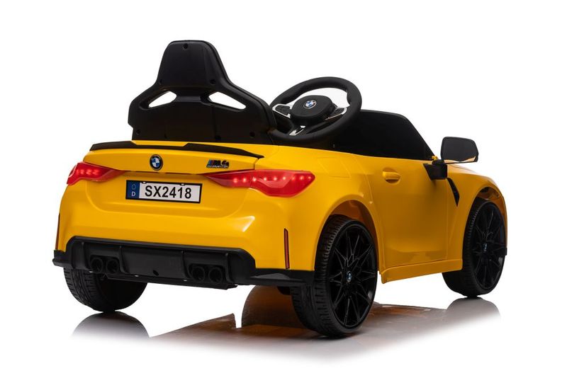 Auto Na Akumulator Bmw M4 Zółte zdjęcie 5