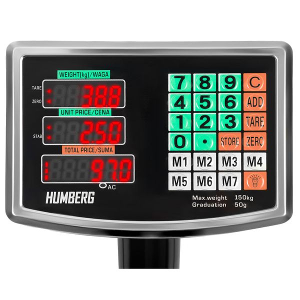 Waga przemysłowa 150 kg Humberg MH-191 zdjęcie 12