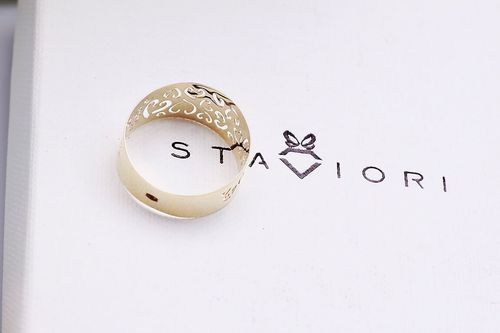 Złoty pierścionek PXC4659 na Arena.pl