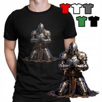 KOSZULKA T-SHIRT MĘSKI WYBÓR - RYCERZ KNIGHT PREZENT NA ŚWIĘTA - L