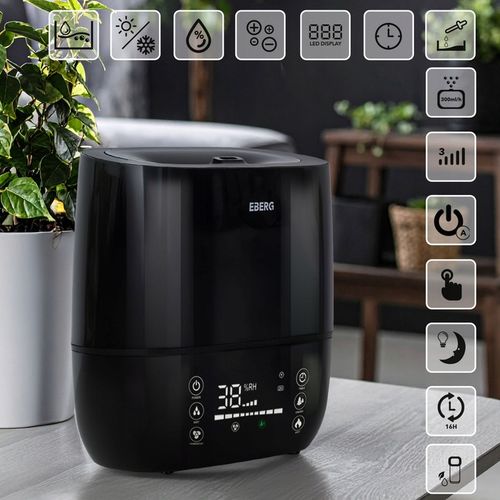 Nawilżacz powietrza EBERG HUMI aromaterapia jonizacja pilot 5w1 WiFi na Arena.pl