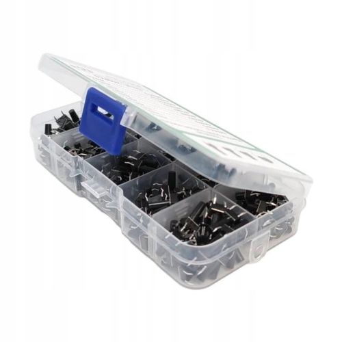 Zestaw XXL Przycisków TACT 200 Sztuk - Tact Switch Micro-Switch Różne Typy na Arena.pl