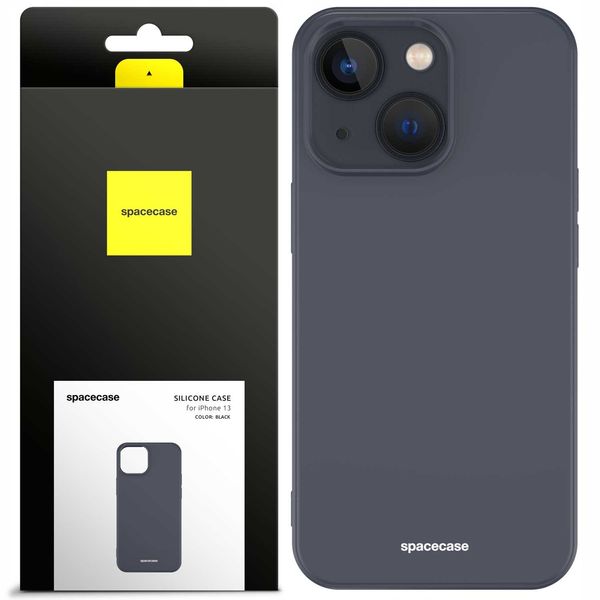 Spacecase Silicone Case Iphone 13 Black zdjęcie 1