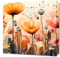 Obraz 50x50cm Taneczne Maki