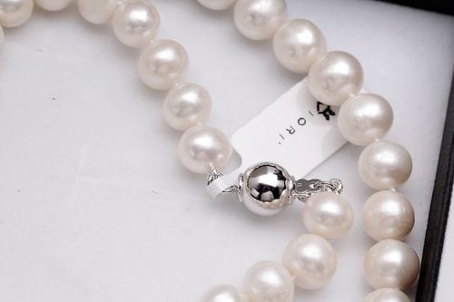 perły naturalne 8-9mm ze srebrem na Arena.pl