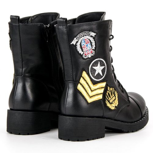 Czarne Militarne Botki r.37 na Arena.pl