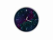 ZEGAR SZKLANY OKRĄGŁY - Mandala