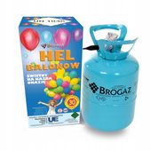Butla z Helem HEL do Balonów Balony Ślubne Butla Jednorazowa z reduktorem