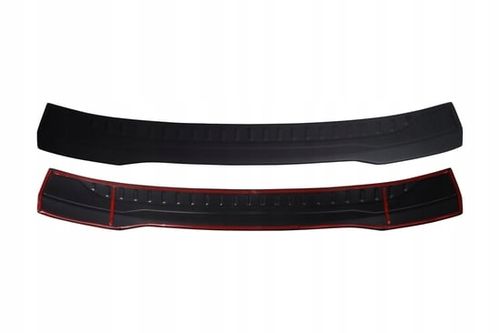 FORD COURIER 2015 Listwa Nakładka na Zderzak Tylni Czarna ABS na Arena.pl