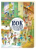 Ilustrowana książka edukacyjna dla dzieci "Rok w przedszkolu" Oprawa Twarda