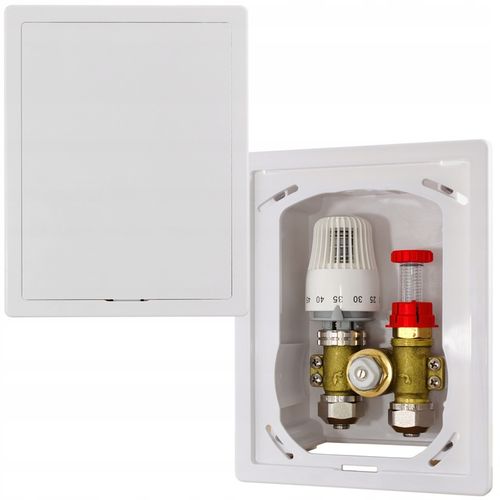 Zawór do PODŁOGÓWKI RTL BOX 3/4" GŁOWICA Podtynkowy OGRANICZNIK TEMPERATURY na Arena.pl