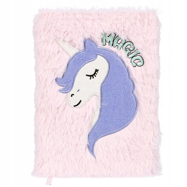 Notes Pluszowy A5 Pastel Unicorn 0763 zdjęcie 7