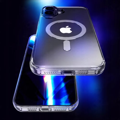 Nieżółknące etui MagSafe na tył do iPhone 16 Plus - 3mk EverClear Mag Case na Arena.pl