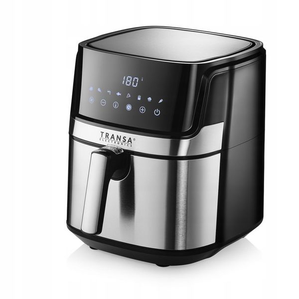 FRYTKOWNICA BEZTŁUSZCZOWA POJEMNA FRYTOWNICA INOX 8 PROGRAMÓW 6L 1700W zdjęcie 11