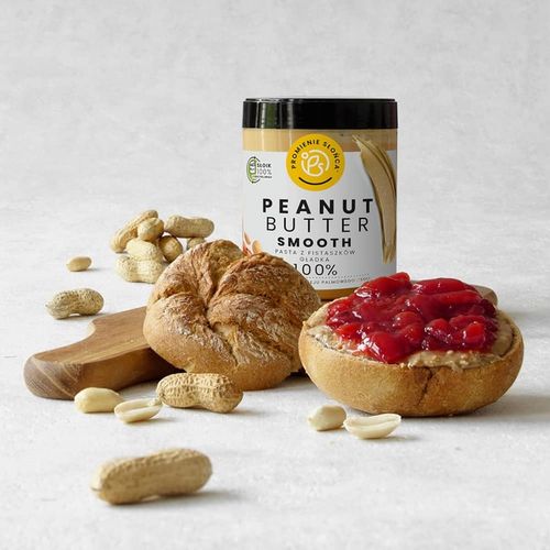 KREM ORZECHOWY 100% PEANUT BUTTER 1kg SMOOTH na Arena.pl