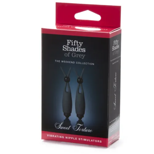 fifty shades of grey sweet torture silikonowe wibrujące klipsy 10,8cm na Arena.pl