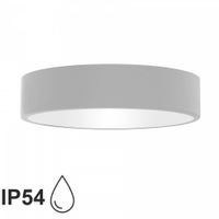 Metalowa lampa natynkowa 137623620422 szara IP54 łazienkowa
