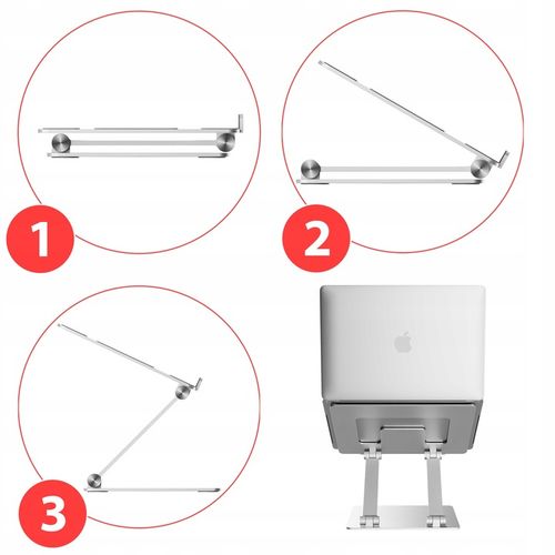 PODSTAWKA POD LAPTOPA / ERGONOMICZNY STOLIK POD LAPTOPA ZGODNY Z BHP LYNXER na Arena.pl