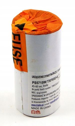 Świeca dymna Biały dym Smoke Bombs TXF652-6 z GRATISEM na Arena.pl