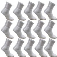 15x SKARPETY męskie FROTTE skarpetki CIEPŁE bawełniane ZIMOWE grube 40-43