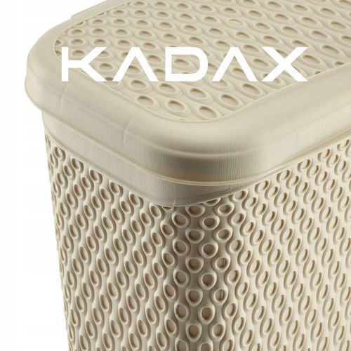 KADAX Pojemnik Na Proszek Do Prania 6L Detergenty Pudełko Beżowy na Arena.pl
