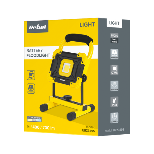 Reflektor akumulatorowy LED 20 W na Arena.pl