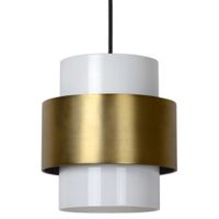 LAMPA wisząca FIRMIN 45497/20/02 Lucide szklana OPRAWA zwis tuba złoty opal